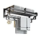 Suport prosoape baie aluminiu spatial lungime 57cm Negru
