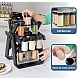 Set 18 recipiente condimente cu suport rotativ 34x23 cm