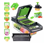 Set feliator manual Gonice 18in1 Inox/Plastic Verde/Negru