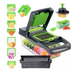 Set feliator manual Gonice 18in1 Inox/Plastic Verde/Negru