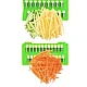 Set feliator manual Gonice 18in1 Inox/Plastic Verde/Negru Set feliator manual Gonice 18in1 Inox/Plastic Verde/Negru