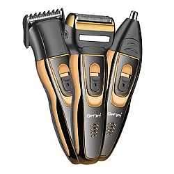 Set masina de tuns si ras 3 in 1 Geemy GM 595