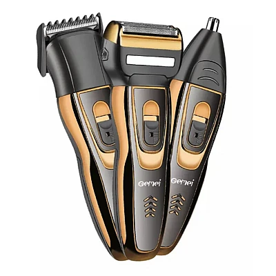 Set masina de tuns si ras 3 in 1 Geemy GM 595 Set masina de tuns si ras 3 in 1 Geemy GM 595