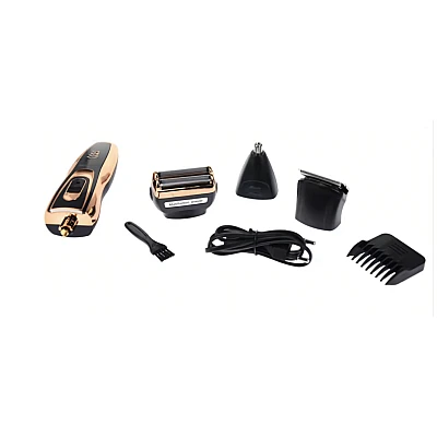 Set masina de tuns si ras 3 in 1 Geemy GM 595 Set masina de tuns si ras 3 in 1 Geemy GM 595