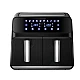 Friteuza Dubla Fara Ulei Air Fryer afisaj digital 10L capacitate