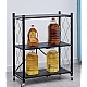 Raft depozitare metalic pliabil pe roti 3 polite 71,5 x 39 x 89 cm Raft depozitare metalic pliabil pe roti 3 polite 71,5 x 39 x 89 cm