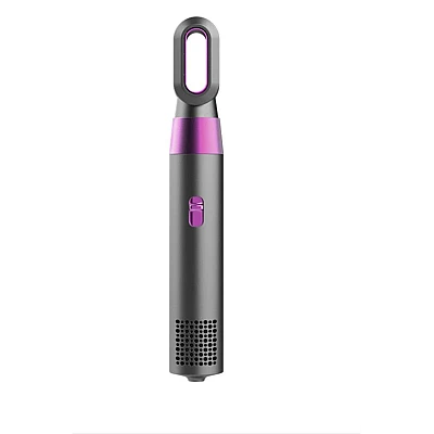 Perie de par cu aer cald Roz/Negru 3 capete de schimb Perie de par cu aer cald Roz/Negru 3 capete de schimb