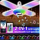 Bec cu patru brate lumina multicolora functie muzicala prin bluetooth si telecomanda Bec cu patru brate lumina multicolora functie muzicala prin bluetooth si telecomanda