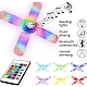 Bec cu patru brate lumina multicolora functie muzicala prin bluetooth si telecomanda Bec cu patru brate lumina multicolora functie muzicala prin bluetooth si telecomanda