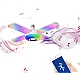 Bec cu patru brate lumina multicolora functie muzicala prin bluetooth si telecomanda Bec cu patru brate lumina multicolora functie muzicala prin bluetooth si telecomanda