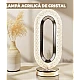 Lampa ambientala cristal LED forma ovala portabila 3 moduri de iluminare Lampa ambientala cristal LED forma ovala portabila 3 moduri de iluminare