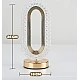 Lampa ambientala cristal LED forma ovala portabila 3 moduri de iluminare Lampa ambientala cristal LED forma ovala portabila 3 moduri de iluminare
