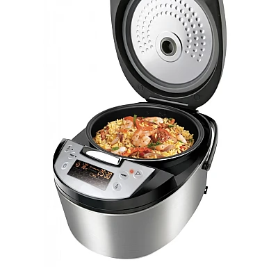 Multicooker Taurus Master Cuisine 860W capacitate 5 l cu 12 programe Timer Ecran LCD Inox Multicooker Taurus Master Cuisine 860W capacitate 5 l cu 12 programe Timer Ecran LCD Inox