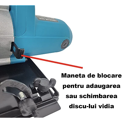 Fierastrau circular electric DDT 1050 W 5000 Rpm disc vidia 185 mm inclus Fierastrau circular electric DDT 1050 W 5000 Rpm disc vidia 185 mm inclus