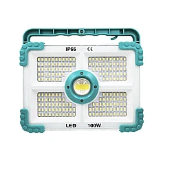 Proiector solar putere 100W cu 188 LED unghi de iluminare 180 grade 4 moduri de iluminare Proiector solar putere 100W cu 188 LED unghi de iluminare 180 grade 4 moduri de iluminare