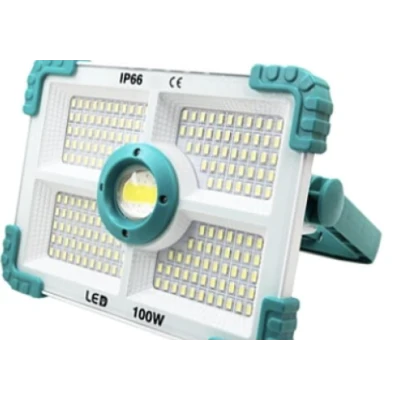Proiector solar putere 100W cu 188 LED unghi de iluminare 180 grade 4 moduri de iluminare