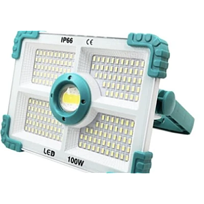 Proiector solar putere 100W cu 188 LED unghi de iluminare 180 grade 4 moduri de iluminare Proiector solar putere 100W cu 188 LED unghi de iluminare 180 grade 4 moduri de iluminare