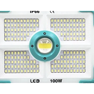 Proiector solar putere 100W cu 188 LED unghi de iluminare 180 grade 4 moduri de iluminare Proiector solar putere 100W cu 188 LED unghi de iluminare 180 grade 4 moduri de iluminare