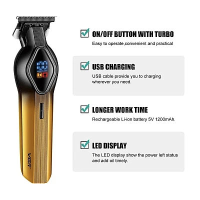Aparat de tuns profesional V 921 fara fir cu 7 accesorii 4 distantiere Aparat de tuns profesional V 921 fara fir cu 7 accesorii 4 distantiere