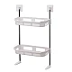 Raft depozitare multifunctional pentru toaleta 2 polite 58 x30cm