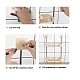 Raft depozitare multifunctional pentru toaleta 2 polite 58 x30cm