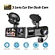 Camera auto DVR trei camere fata spate interior 1920*1296p super HD unghi larg de filmare 170 grade Camera auto DVR trei camere fata spate interior 1920*1296p super HD unghi larg de filmare 170 grade