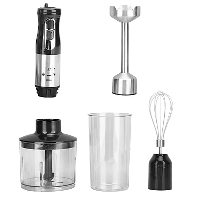 Set Blender de Mana 4 in 1 functie turbo 9 viteze putere 1500W SN 8004S Set Blender de Mana 4 in 1 functie turbo 9 viteze putere 1500W SN 8004S