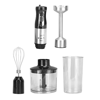 Set Blender de Mana 4 in 1 functie turbo 9 viteze putere 1500W SN 8004S Set Blender de Mana 4 in 1 functie turbo 9 viteze putere 1500W SN 8004S