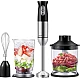 Set Blender de Mana 4 in 1 functie turbo 9 viteze putere 1500W SN 8004S Set Blender de Mana 4 in 1 functie turbo 9 viteze putere 1500W SN 8004S