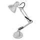 Lampa de birou cu suport culoare alba 220V soclu E27 Lampa de birou cu suport culoare alba 220V soclu E27