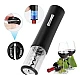 Tirbuson electric cu accesoriu pentru taiat folia Tirbuson electric cu accesoriu pentru taiat folia