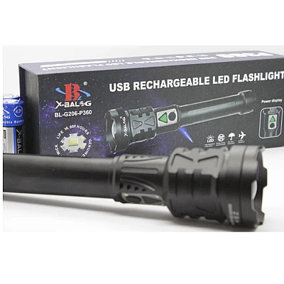 Lanterna profesionala tactica LED puternica de mana BL G206 P360 zoom Lanterna profesionala tactica LED puternica de mana BL G206 P360 zoom