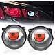 Set de 2 Lupe led AUTO 3 inchi animatie ochi pisica 12 36v Set de 2 Lupe led AUTO 3 inchi animatie ochi pisica 12 36v