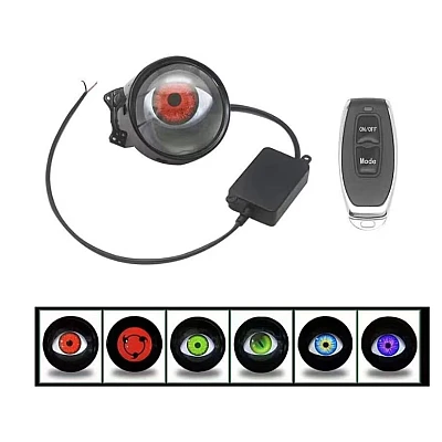 Set de 2 Lupe led AUTO 3 inchi animatie ochi pisica 12 36v Set de 2 Lupe led AUTO 3 inchi animatie ochi pisica 12 36v