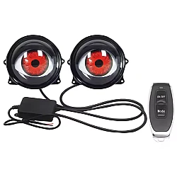 Set de 2 Lupe led AUTO 3 inchi animatie ochi pisica 12 36v