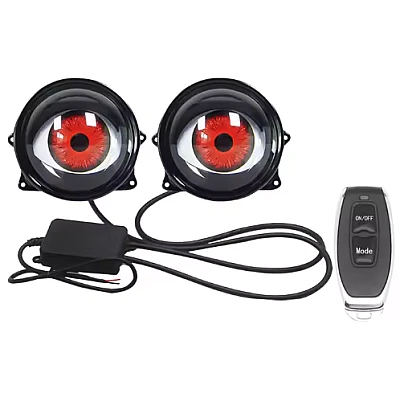 Set de 2 Lupe led AUTO 3 inchi animatie ochi pisica 12 36v Set de 2 Lupe led AUTO 3 inchi animatie ochi pisica 12 36v