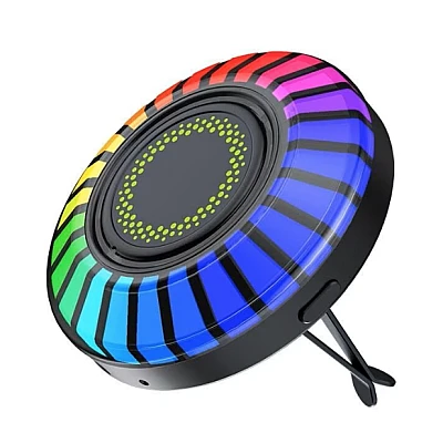 Odorizant auto D2 functie umidificator Led cu ritm muzical RGB Bluetooth Odorizant auto D2 functie umidificator Led cu ritm muzical RGB Bluetooth