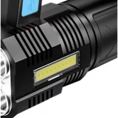 Lanterna de mana F 907 cu 4 LED si COB lateral Lanterna de mana F 907 cu 4 LED si COB lateral