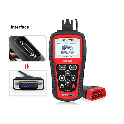 Aparat pentru diagnoza si tester auto KONNWEI KW808 Diagnostic Scanner Aparat pentru diagnoza si tester auto KONNWEI KW808 Diagnostic Scanner