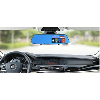 Oglinda auto cu inregistrare Full HD camera fata spate 4.3 inch si vedere nocturna Oglinda auto cu inregistrare Full HD camera fata spate 4.3 inch si vedere nocturna