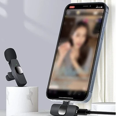 Microfon wireless K8 tip lavaliera conector USB tip C Microfon wireless K8 tip lavaliera conector USB tip C