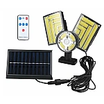 Lampa solara cu 3 casete COB reglabile senzor de miscare si 120 LED