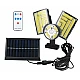 Lampa solara cu 3 casete COB reglabile senzor de miscare si 120 LED Lampa solara cu 3 casete COB reglabile senzor de miscare si 120 LED