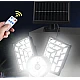 Lampa solara cu 3 casete COB reglabile senzor de miscare si 120 LED Lampa solara cu 3 casete COB reglabile senzor de miscare si 120 LED