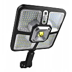 Lampa solara de perete cu senzor de miscare 220 LED COB 4 moduri iluminare