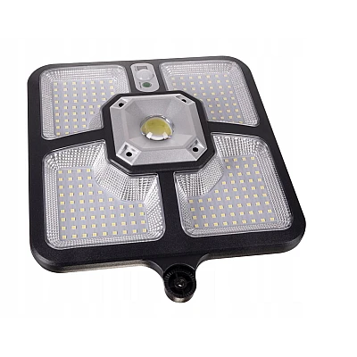 Lampa solara de perete cu senzor de miscare 220 LED COB 4 moduri iluminare Lampa solara de perete cu senzor de miscare 220 LED COB 4 moduri iluminare