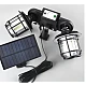 Lampa solara dubla 182LED cu senzor de miscare 3 moduri de iluminare telecomanda Lampa solara dubla 182LED cu senzor de miscare 3 moduri de iluminare telecomanda