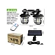 Lampa solara dubla 182LED cu senzor de miscare 3 moduri de iluminare telecomanda Lampa solara dubla 182LED cu senzor de miscare 3 moduri de iluminare telecomanda