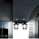 Lampa solara dubla 182LED cu senzor de miscare 3 moduri de iluminare telecomanda