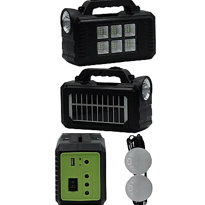 Kit solar GD 8077 cu lampa multifunctionala HA Kit solar GD 8077 cu lampa multifunctionala HA
